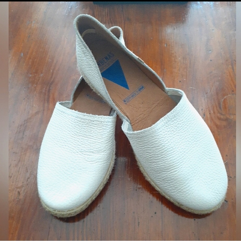 🇪🇦Women's Verbenas Espadrilles White, US Sz 8.5, Made in Spain🇪🇦